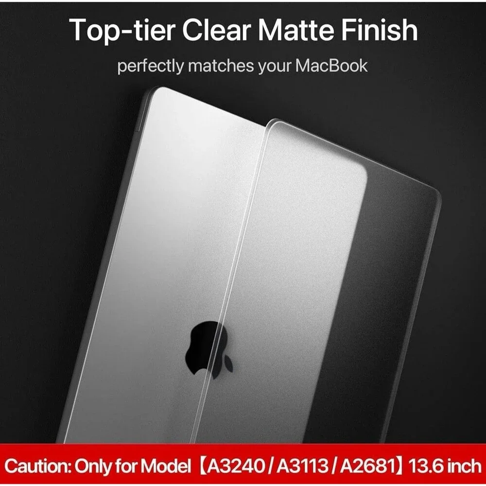 Compatible for MacBook Air 13.6 inch Case M4 M3 M2 2025 2024-2022 Release Model